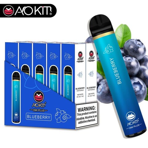 AOKIT Omi Plus Disposable 1600 Puffs 4% - Blueberry