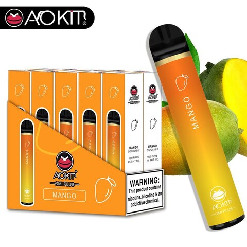 AOKIT Omi Plus Disposable 1600 Puffs 4% - Mango