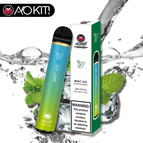 AOKIT Omi Plus Disposable 1600 Puffs 4% - Mint Ice