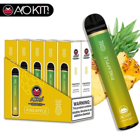 AOKIT Omi Plus Disposable 1600 Puffs 4% - Pineapple