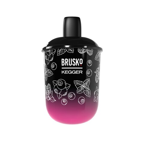 Brusko Kegger 15000 Puffs Raspberry Rush Disposable Vape