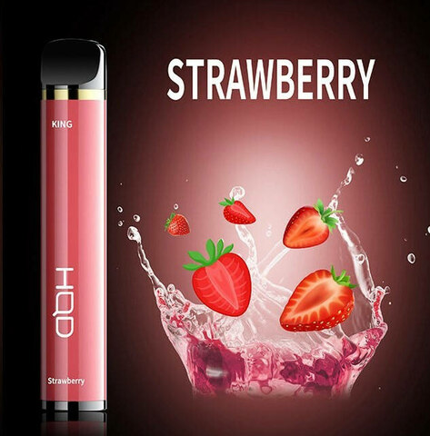 HQD King Strawberry 2000 Puffs Disposable Vape