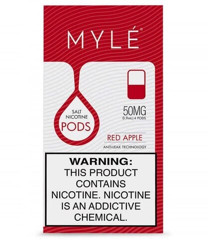 Mylé V4 Pods Red Apple Flavor