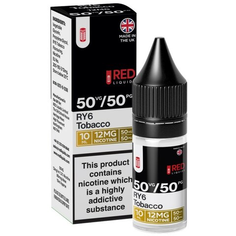 RY6 Tobacco 50:50 – Red Liquids
