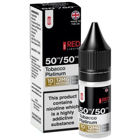 Tobacco Platinum 50:50 – Red Liquids