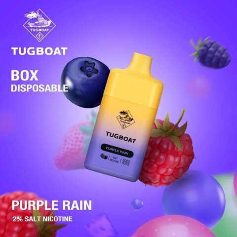 Tugboat box 6000 puffs Purple Rain