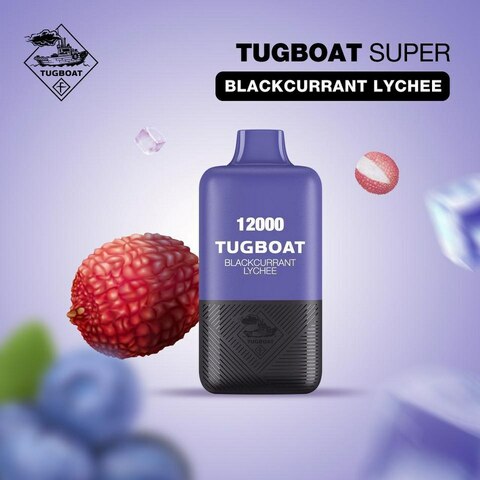 Tugboat Super Blackcurrent Lychee Disposable Vape