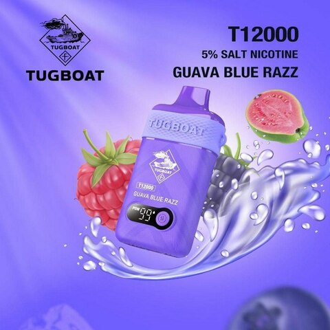 Tugboat T12000 Guava Blue Razz Disposable Vape