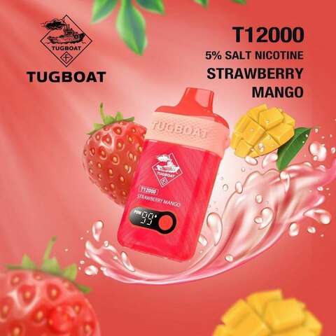 Tugboat T12000 Strawberry Mango Disposable Vape