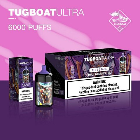 Tugboat Ultra 6000 Puffs Aloe Grape