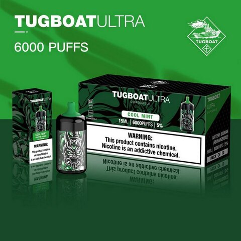 Tugboat Ultra 6000 Puffs Cool Mint