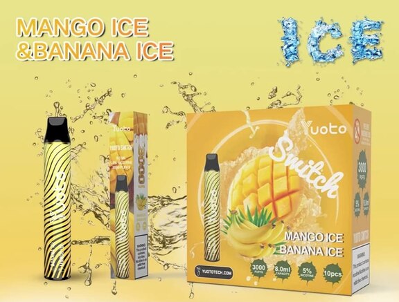 Yuoto Switch Mango Ice & Banana Ice Disposable Vape