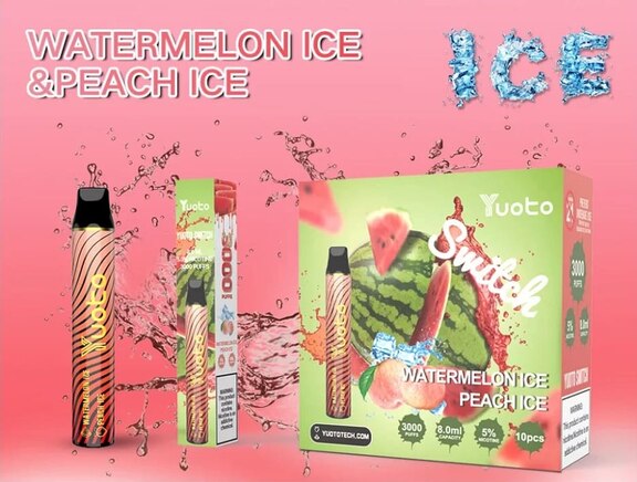 Yuoto Switch Watermelon Ice & Peach Ice Disposable Vape
