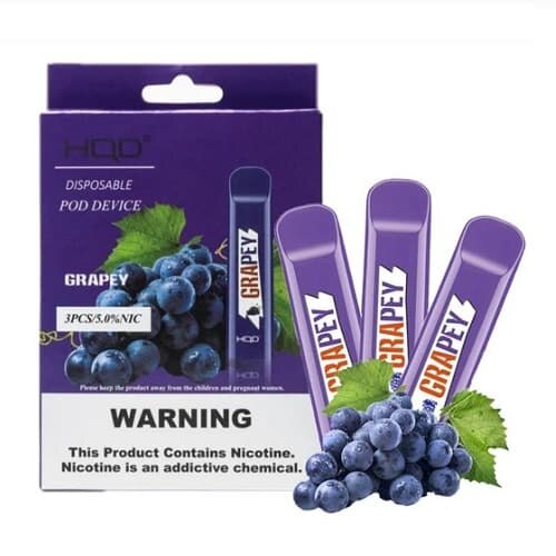 HQD Cuvie 300 Puffs Disposable Vape - Grapey (3 pieces) 2