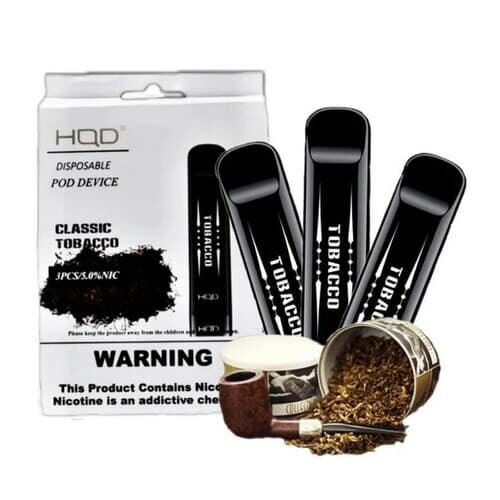 HQD Cuvie 300 Puffs Disposable Vape - Tobacco (3 pieces) 2