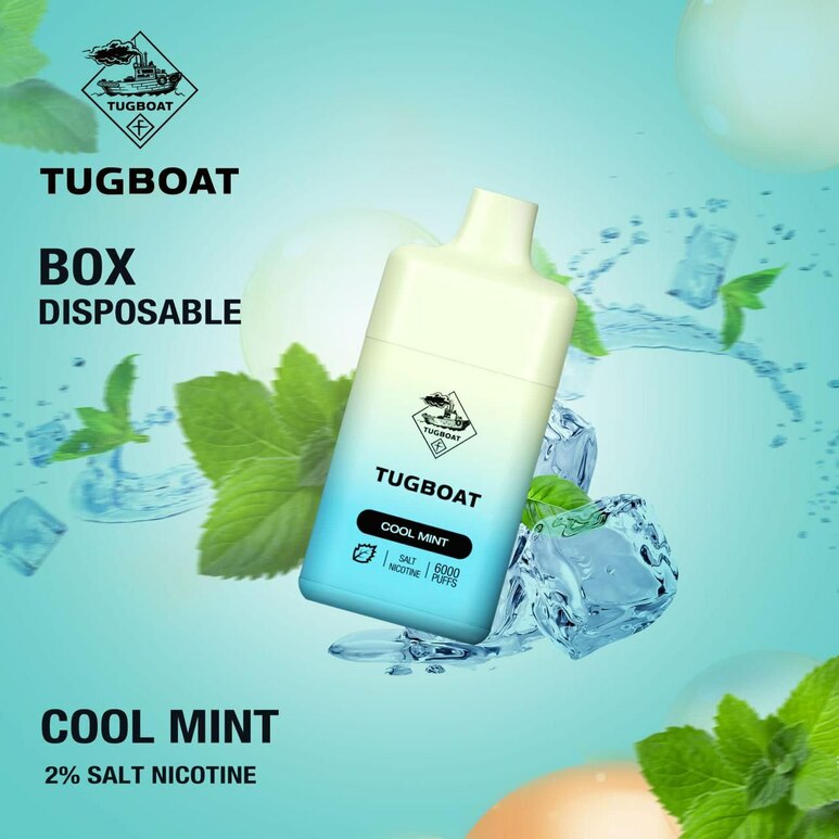 Tugboat box 6000 puffs Cool Mint