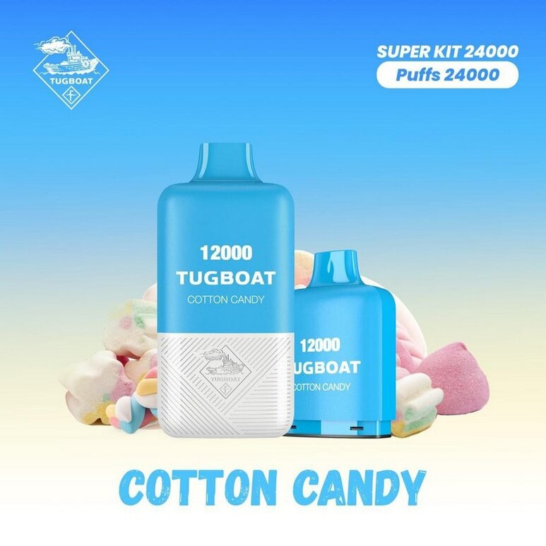 Tugboat Super Kit 24000 Puffs Cotton candy