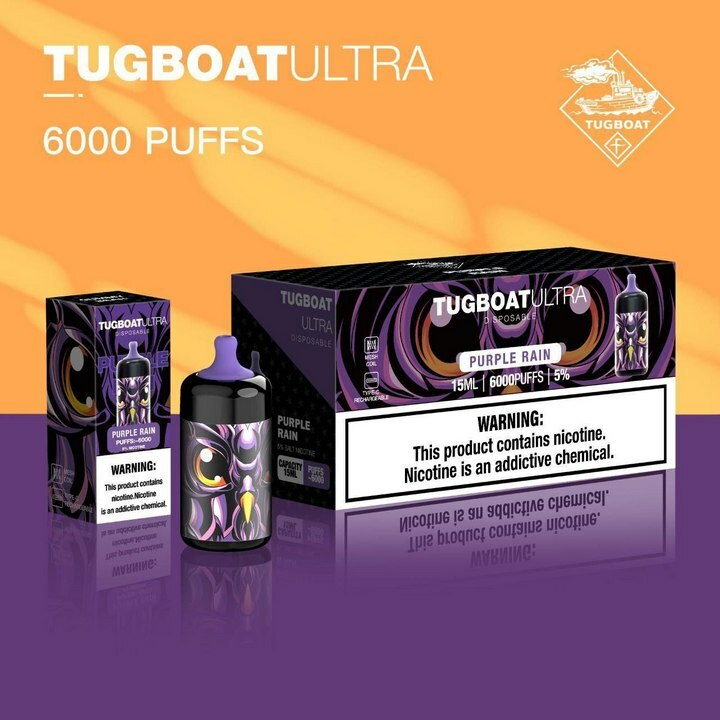 Tugboat Ultra 6000 Puffs Purple Rain