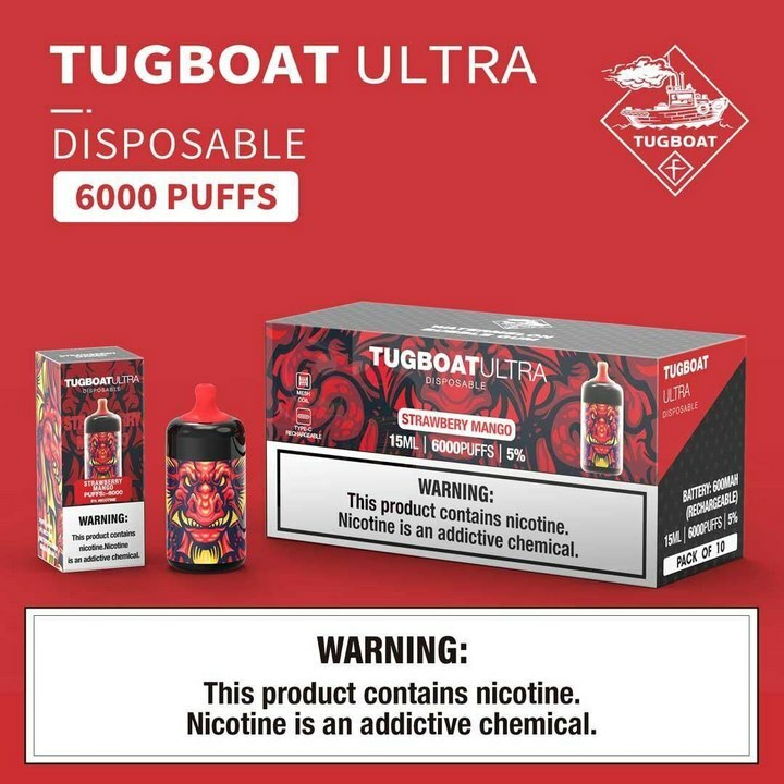Tugboat Ultra 6000 Puffs Disposable Vape 3